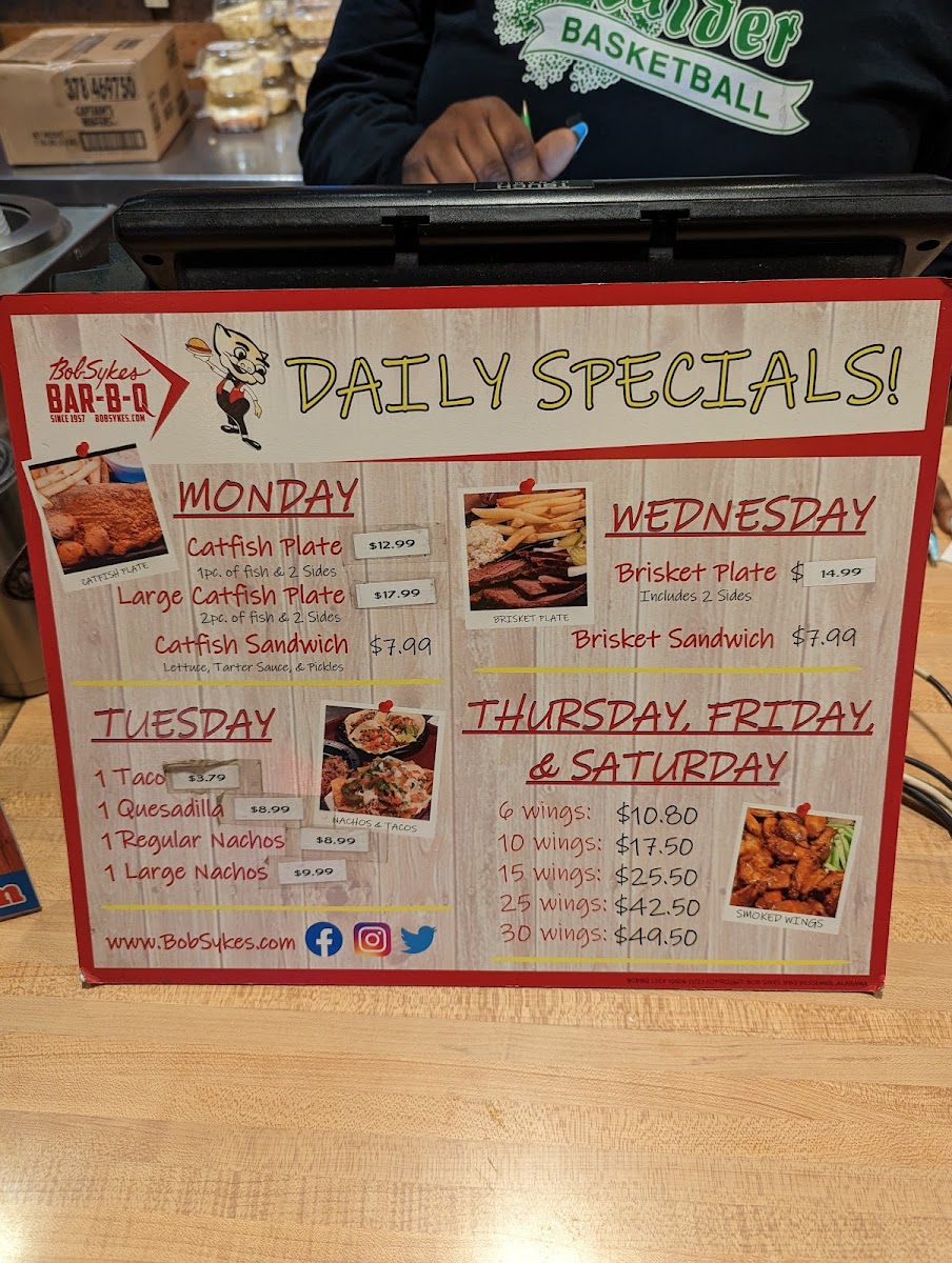 Bob Sykes BAR-B-Q Menu - Image 6